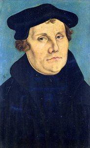 Portret van Maarten Luther (1483-1546) 1529